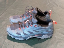 Merrell Mens Moab Edge 2 Trail Hiking Shoes Size 12 Monument Gray Low Boot 