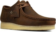 Clarks Wallabee Cup Black Nubuck 8 B M 