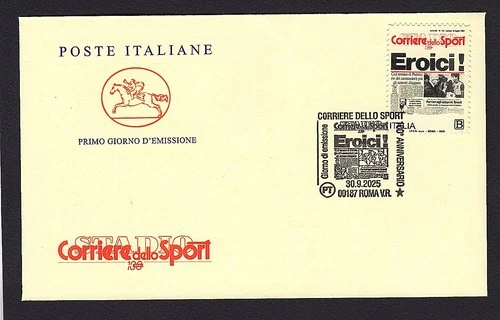 Italy 2025: Corriere dello Sport - FDC "Cavallino" / 1st day of issue