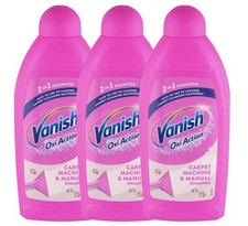 Vanish machine Teppich- und Polsterreinigungsshampoo 3x500ml