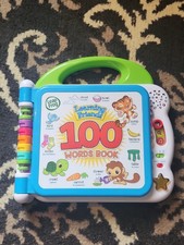 LeapFrog Learning Friends 100 Words Book Green Preowned