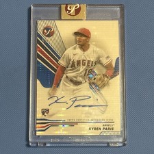 2024 Topps Pristine - Kyren Paris Auto Blue Pulsar Refractor /75 RC  #PA-KP