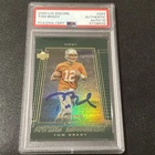 2000 upper deck tom brady star rookie Encore Auto PSA Authentic Auto 10