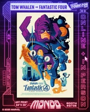 NYCC 2025 Marvel Fantastic Four First Steps Print by Tom Whalen Mondo Limit 290