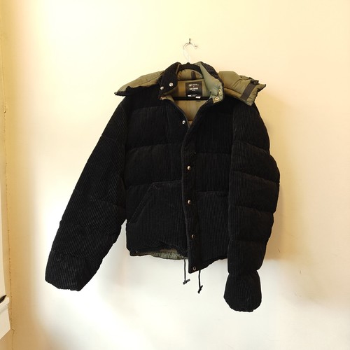 Crescent Down Works Todd Snyder corduroy black down jacket puffer Sz Large $800