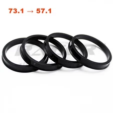 57.1mm to 73.1mm 4pcs Hub Centric Rings Plastic for Audi VW Seat Skoda BMW