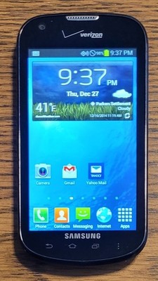 Samsung Galaxy Stellar SCH-I200 - Black ( Verizon ) Rare 4G LTE