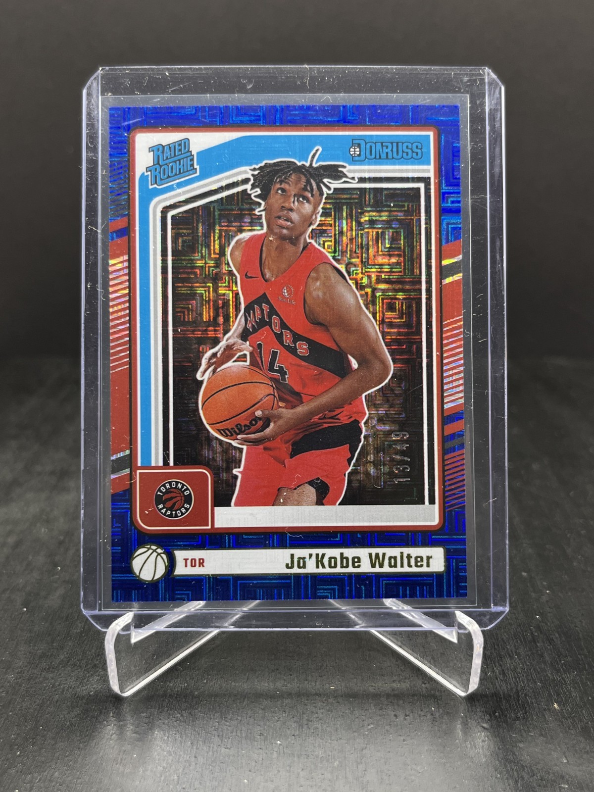 2024-25 Panini Donruss Ja'Kobe Walter RC Rated Rookie Blue Choice 13/49 #231