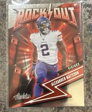 Panini Absolute Rock Out Insert Alexander Mattison #17 Minnesota Vikings