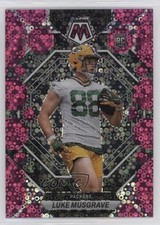 2023 Panini Mosaic Rookies No Huddle Pink Prizm 12/20 Luke Musgrave #343 0o5