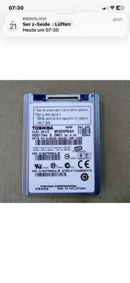 1.8'' TOSHIBA MK8009GAH 80GB HARD DRIVE PATA ZIF FOR DELL Latitude XT D420 D430