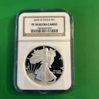 Photo of a 2005-W American Silver Eagle Proof from an eBay listing that sold on Jul 19, 2026