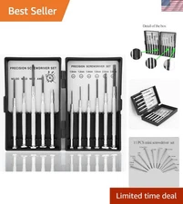 11PCS Small Precision Screwdriver Set,  Mini Screw Driver Set Kit, 6 Diff