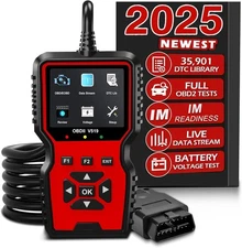 OBD2 V519 Scanner-2025 OBD2 & CAN Codes-Color Screen-2 Row Icon-Bulk Packed