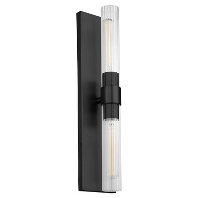 Quorum Sheridan 522-2-59 Wall Mount - Matte Black - 2 Light