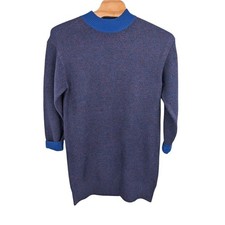 J.W. Anderson x Uniqlo Knit Jumper sweater dress blue purple sz L