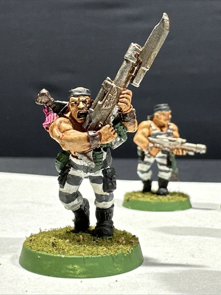GW 1992 Catachan Jungle Fighters Warhammer 40k Metal Pintado Lote De 12 Foto 3 de 4