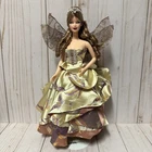 Vintage Barbie Doll OOAK Re-painted Face Handmade Dress Butterfly Wings 1991