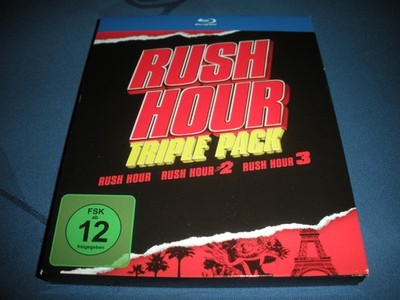 Blu-ray RUSH HOUR TRILOGY * Jackie Chan, Chris Tucker, 3-Disc-Box