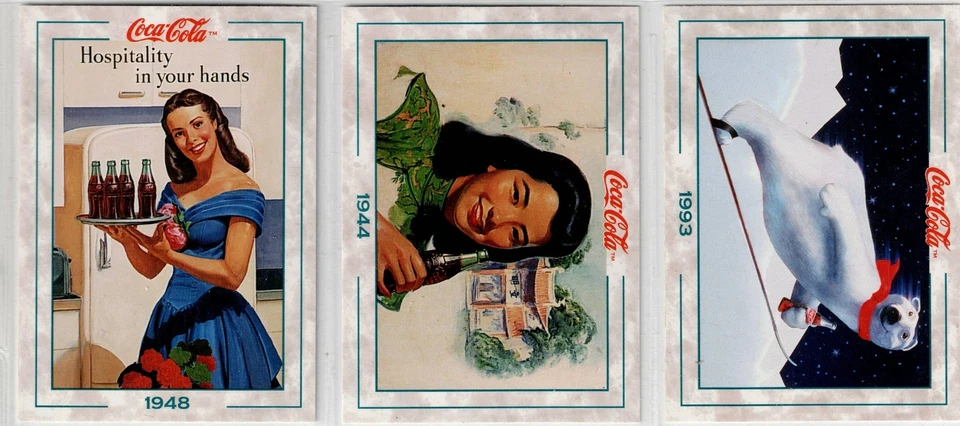 9 Coca Cola Advertising Trading Cards, Series 2, from Calanders & Adverts(C) - Image 4 of 4