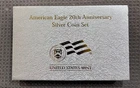 2006 SILVER AMERICAN EAGLE 20th ANNIVERSARY 3 COIN SET - WITH BOX & COA US MINT