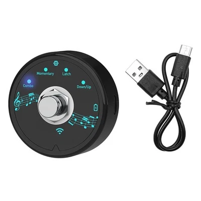 Contrôleur MIDI Bluetooth à Commande au Pied pédale MIDI Rechargeable Portable - Photo 1/4