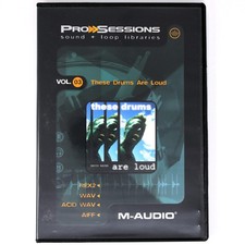 M-Audio Pro Sessions 03 These Drums Are Loud Sample/Sound Library/ Sampling CD