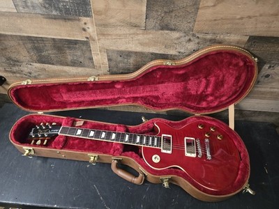 2019 Gibson Les Paul Traditional Premium Plus  Trans Cherry W/ Ohsc 8.9 Lb