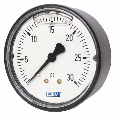 #ad Wika 113.13.15.30.B Commercial Pressure Gauge 0 To 30 Psi 1 1 2 In Dial 1 8 $18.29