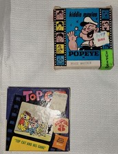 2 Vintage Super 8mm Kiddie Movies Popeye Home Wrecker" Top Cat His Gang