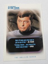 Vintage 2004 Rittenhouse Star Trek Quotable TOS Card #93 Galileo Seven McCoy
