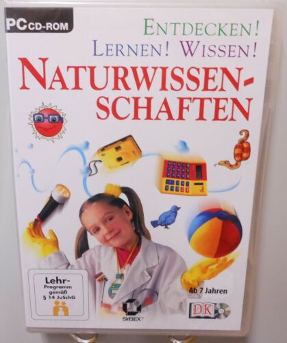 Logiciel PC sciences naturelles CD-ROM découvrir apprendre savoir à partir de 7 ans T103 - Photo 1 sur 2