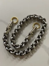 Biker Wallet Chain, Heavy D Links Custom Make Your Own Biker Wallet Chain 18.5”