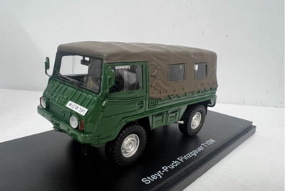 NEO 1/43 Resin car model Steyr-Puch Pinzgauer 710M off-road vehicle green