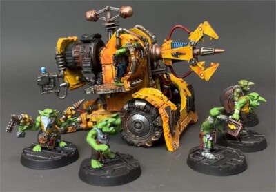 Mek Gunz Smasha Gun Orks Warhammer 40K army Presale Painted Games Workshop