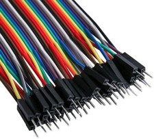 40PCS DUPONT JUMPER WIRE LEAD BREADBOARD CABLE ARDUINO JUMP HOBBY MALE FEMALE