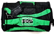 Hitachi Large Tool Bag / Case 15" x 11" x 11" Canvas For 18V Drill, Battery, Saw