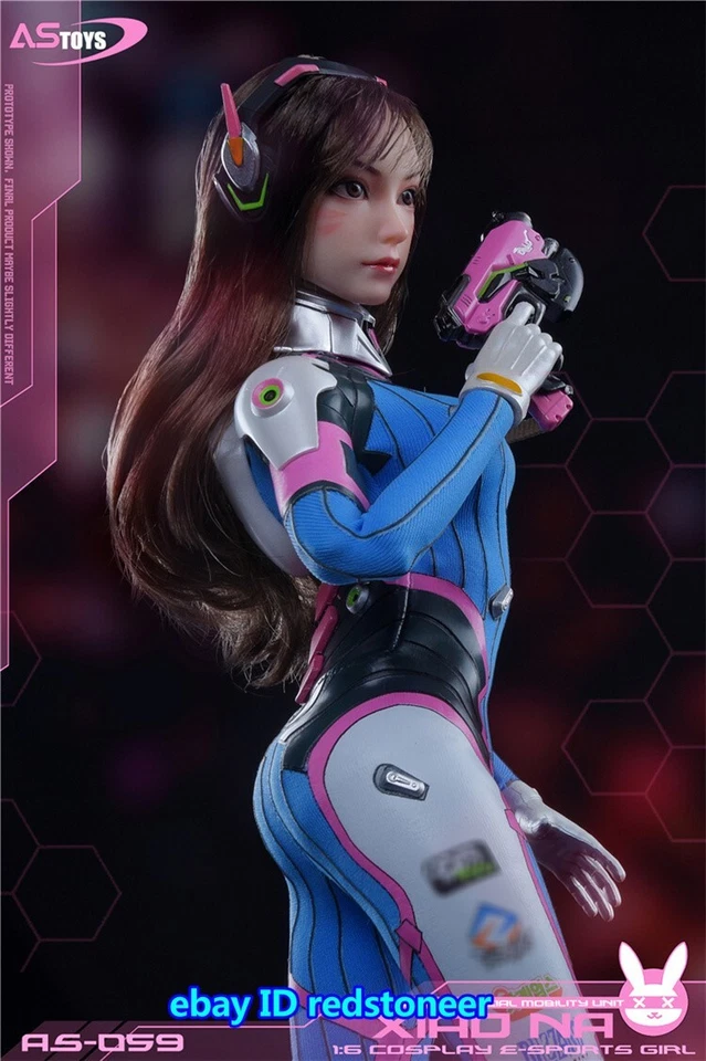Overwatch D.VA Ejército Unidad de Movilidad Especial 1/6 Mujer Figura de Acción Modelo ASTOYS Foto 3 de 4