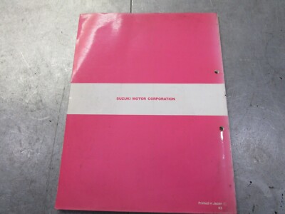 SUZUKI VL 800 2004 GENUINE SUPPLEMENTRY SERVICE MANUAL 99501-38043