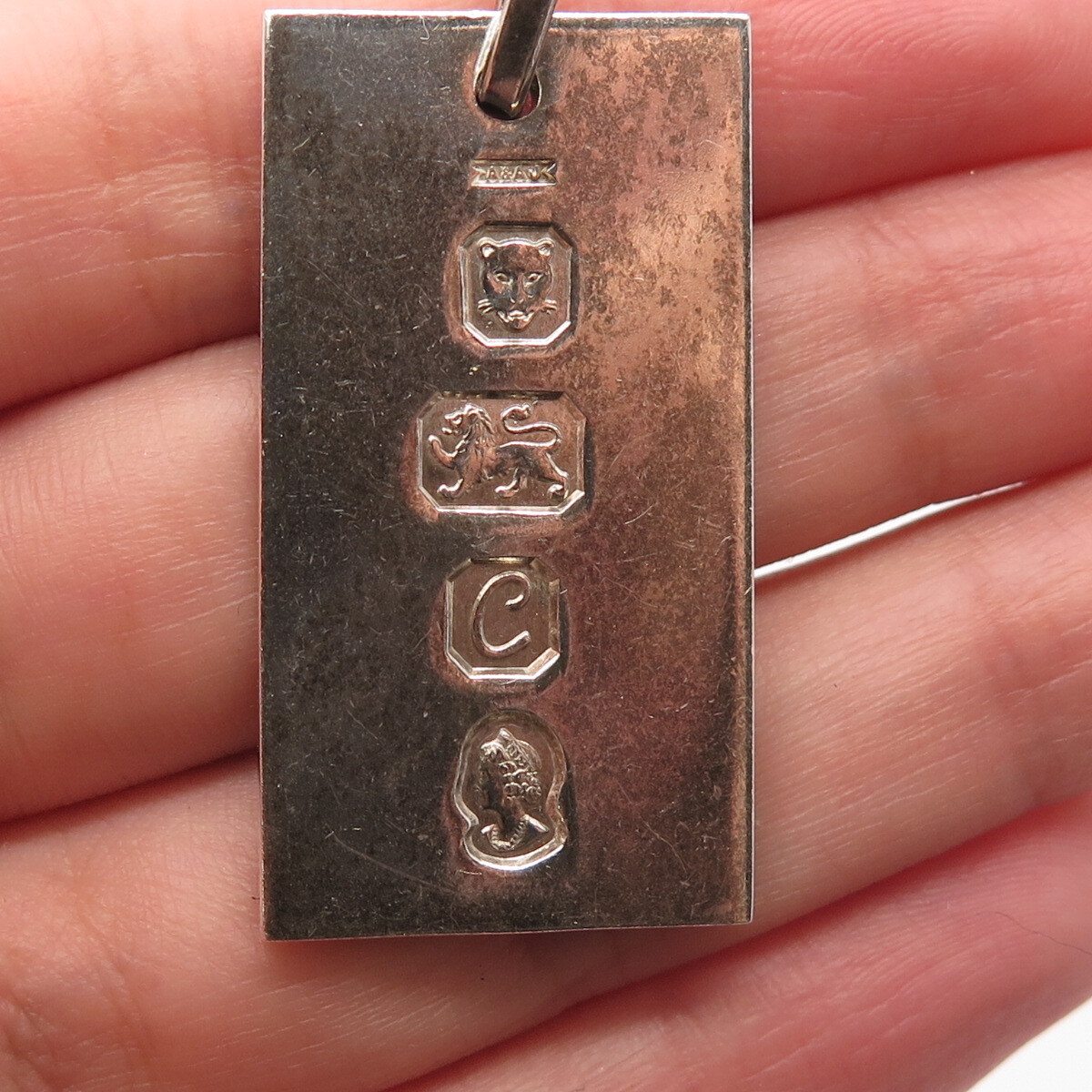 925 Sterling Silver Vintage A & AJ London Jubilee Ingot Bar