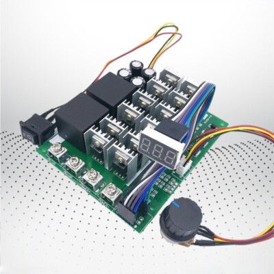 Digital 100A 10-55V PWM DC Motor Speed Controller Forward Reversal adjustable