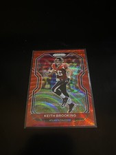 Keith Brooking 2020 Panini Prizm Red Wave Prizm /149 Buccaneers 232
