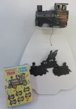 Vintage TRAIN WIND-CHIME Metal HONG KONG Copper 9" Original Box