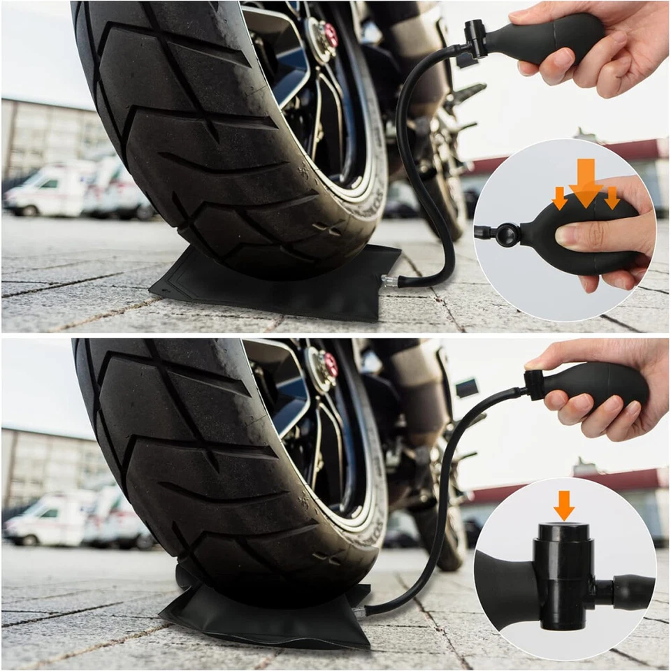 4X Montagekissen Hebekissen Möbelheber Luftkissen Pumpkissen Spreizkissen 200Kg - Bild 4 von 4