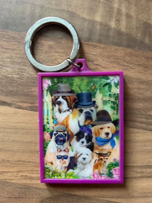 Dandy Hunde Schlüsselanhänger 3D Bild Neu