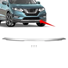 For Nissan Rogue 2017 2018 2019 2020 Chrome Front Bumper Grille Molding Trim