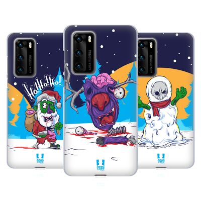 HEAD CASE DESIGNS CHRISTMAS ZOMBIES SOFT GEL CASE FOR HUAWEI PHONES 4
