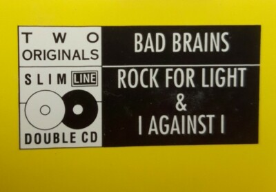 BAD BRAINS Rock For Light / I Against I 2CD DoCD | Line