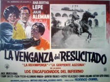 MASCARA DE TERROR WESTERN Ana Bertha Lepe Mx tarjeta de lobby - '61