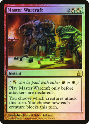 MTG FOIL Master Warcraft  - Ravnica: City of Guilds #250